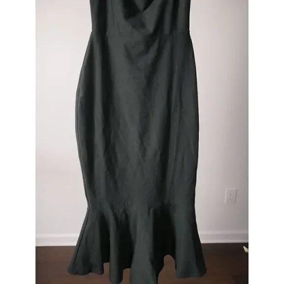 Lulu's Off-the-Shoulder Sweetheart Neckline Midi Dress M - Picture 7 of 9